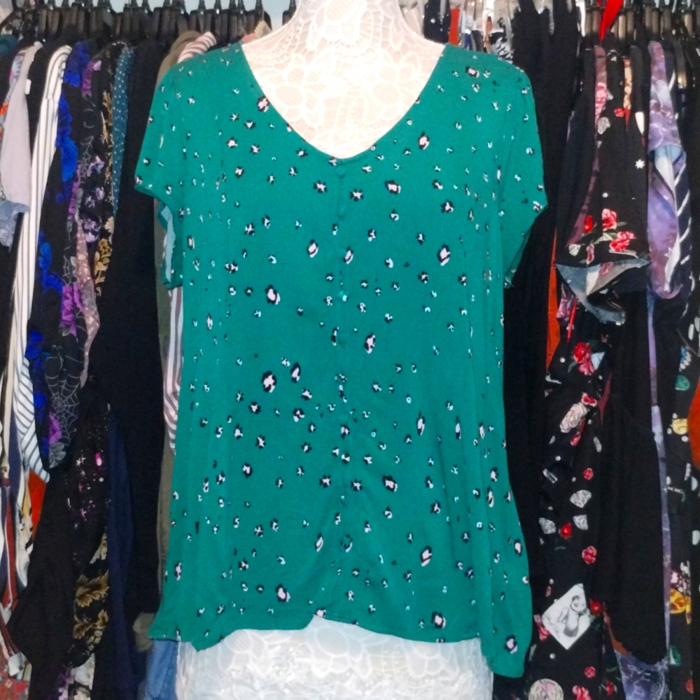 Torrid leopard print top